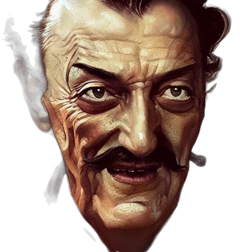 face, mask, staff, umbrella, concept art, comic book art, photorealistic, fantasy art transparent PNG cut-out