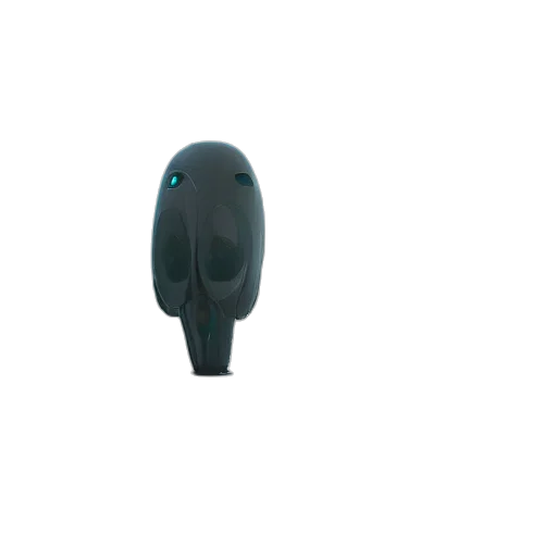 mask, robot, staff, umbrella, 3d render, photorealistic, alien, dirty transparent PNG cut-out