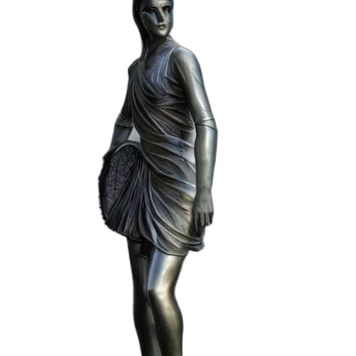 dress, staff, 3d render, concept art, photorealistic, emma, watson, statue transparent PNG cut-out