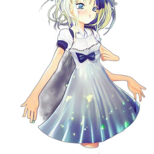 dress, staff, robot, crown transparent PNG cut-out