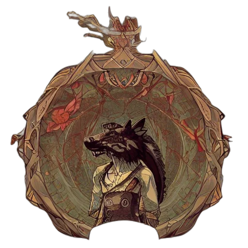 crown, dragon, staff, mask transparent PNG cut-out
