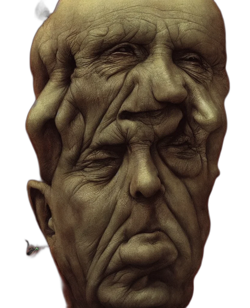 face, mask, creature, staff, photorealistic, 3d render, concept art, fantasy art transparent PNG cut-out