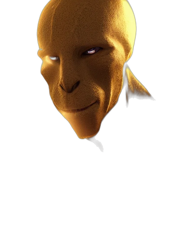 face, mask, creature, robot, concept art, 3d render, comic book art, photorealistic transparent PNG cut-out