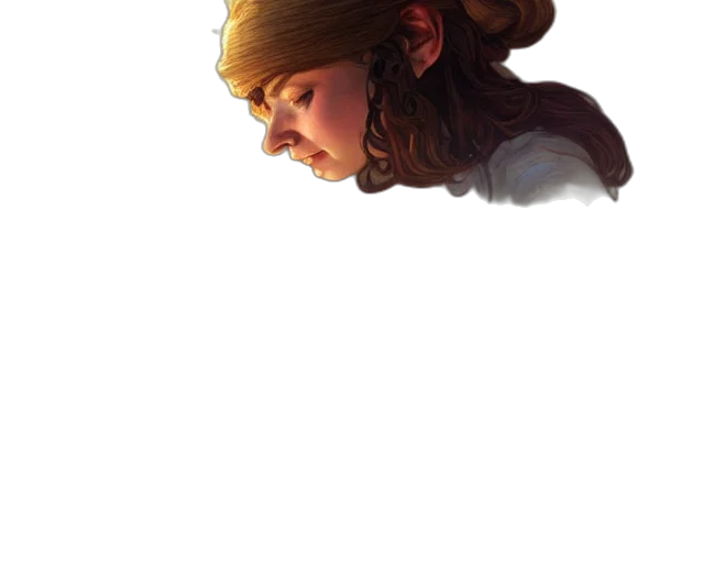 face, staff, crown, hair, concept art, photorealistic, pixel art, fantasy art transparent PNG cut-out