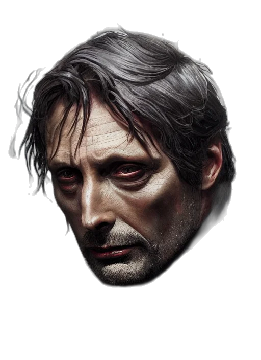 face, mask, photorealistic, concept art, comic book art, pixel art, portrait, mads transparent PNG cut-out