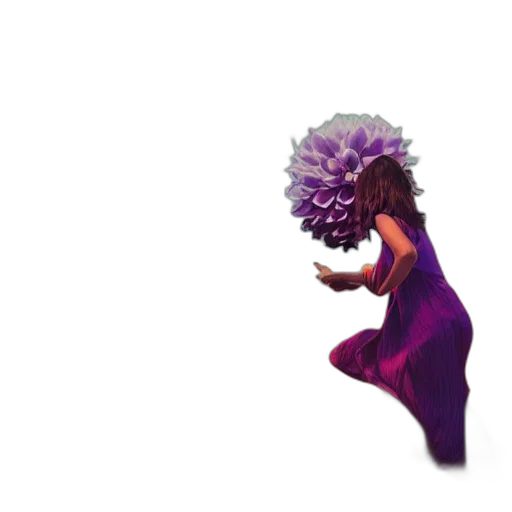 hair, dress, creature, mask, concept art, pixel art, fantasy art, 3d render transparent PNG cut-out