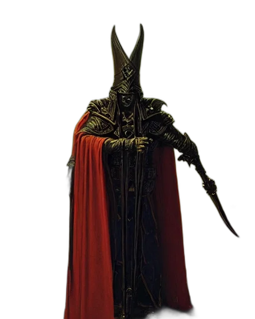 staff, mask, sword, dress transparent PNG cut-out