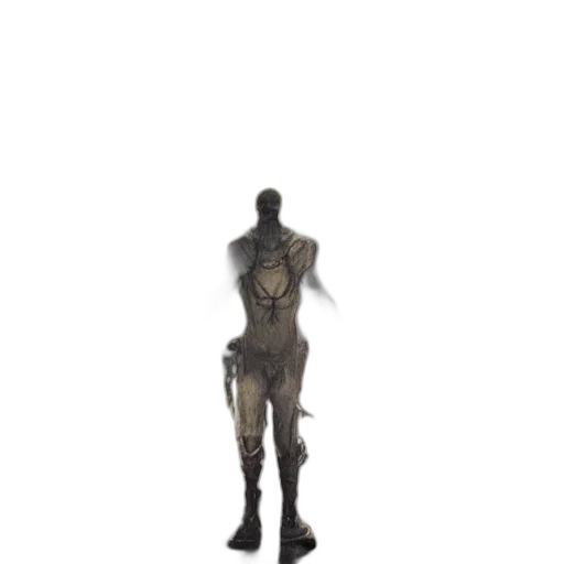 staff, robot, creature, mask, concept art, 3d render, fantasy art, pixel art transparent PNG cut-out