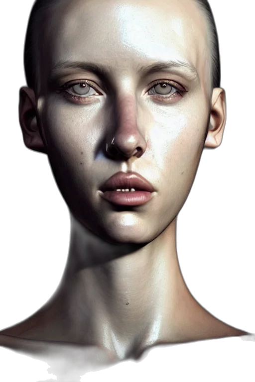 face, mask, jewelry, creature, photorealistic, 3d render, concept art, fantasy art transparent PNG cut-out