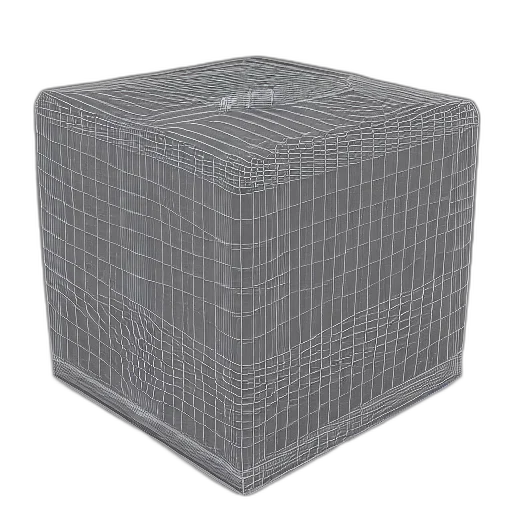 furniture, hat, crown, robot, 3d render, abstract, default, cube transparent PNG cut-out
