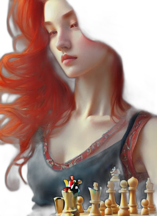 dress, crown, jewelry, fantasy art, photorealistic, concept art, oil painting, fire transparent PNG cut-out