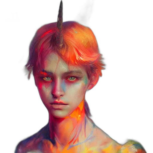 face, creature, dragon, mask, fantasy art, cyberpunk, concept art, photorealistic transparent PNG cut-out