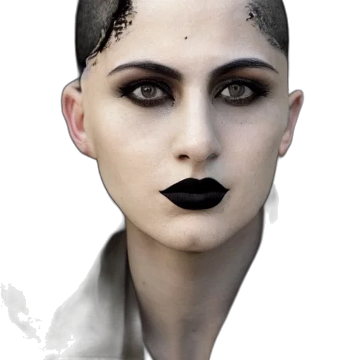 face, hair, mask, jewelry transparent PNG cut-out