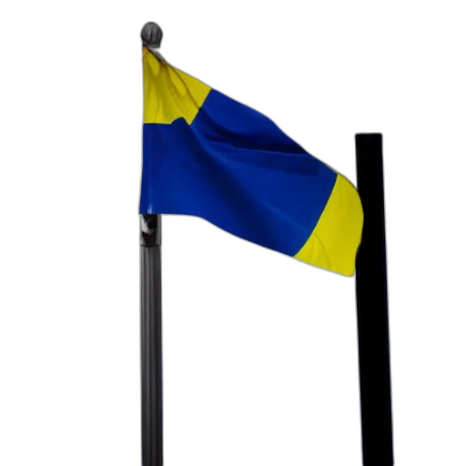 staff, weapon, sword, umbrella, swedish, flag, pole, flapping transparent PNG cut-out