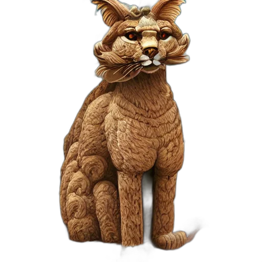 animal, staff, creature, mask, 3d render, concept art, photorealistic, fantasy art transparent PNG cut-out