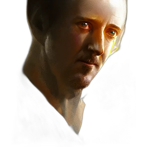 face, mask, robot, staff, photorealistic, concept art, comic book art, fantasy art transparent PNG cut-out