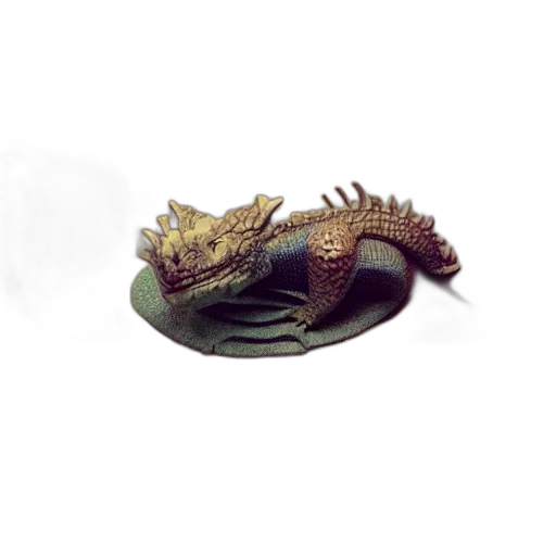 dragon, creature, hat, mask, concept art, fantasy art, 3d render, photorealistic transparent PNG cut-out