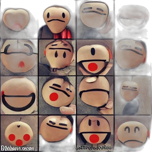 face, mask, 3d render, anime, cartoon, concept art, earth tones, monochrome transparent PNG cut-out