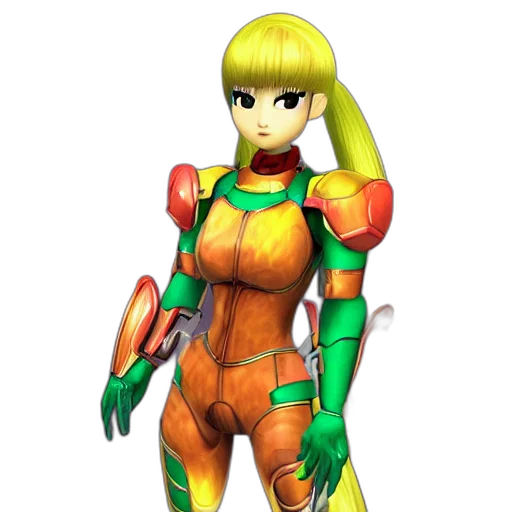 robot, weapon, staff, 3d render, concept art, pixel art, fantasy art, green transparent PNG cut-out