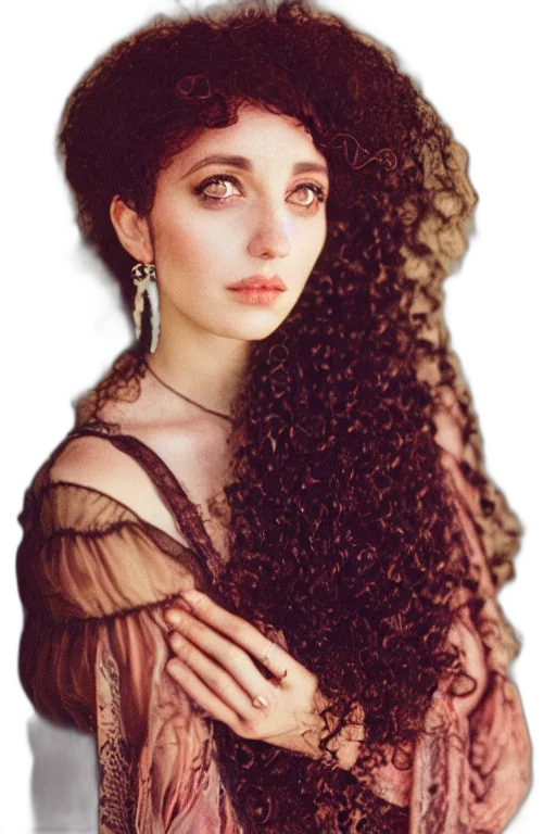hair, dress, crown, jewelry transparent PNG cut-out