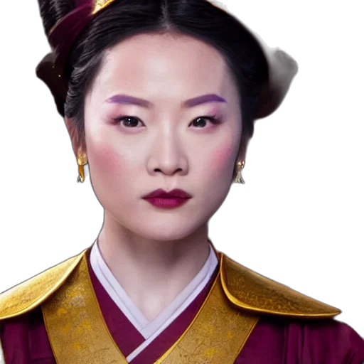face, staff, crown, photorealistic, concept art, oil painting, fantasy art, red transparent PNG cut-out