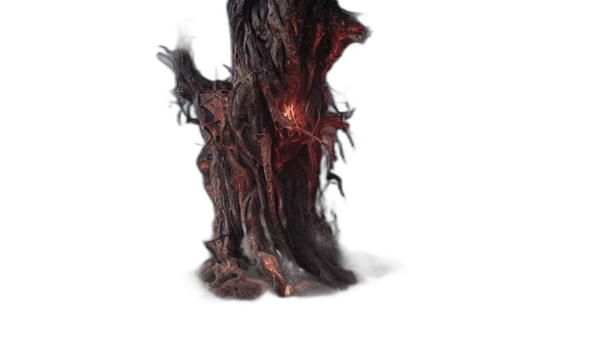 tree, creature, dragon, animal, concept art, 3d render, fantasy art, photorealistic transparent PNG cut-out