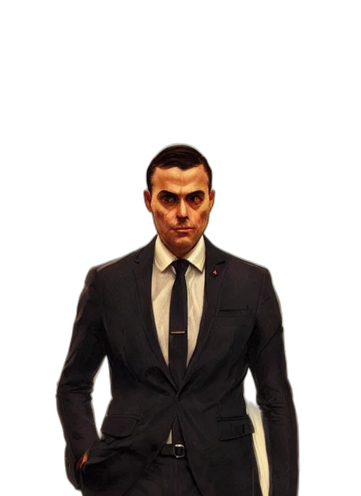 face, staff, jacket, mask transparent PNG cut-out