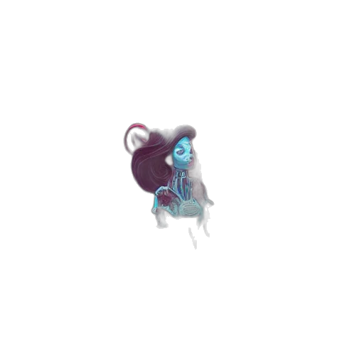 creature, staff, hair, animal, pixel art, concept art, fantasy art, 3d render transparent PNG cut-out
