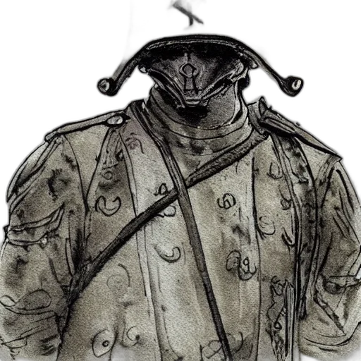 staff, jacket, mask, face, concept art, comic book art, fantasy art, photorealistic transparent PNG cut-out