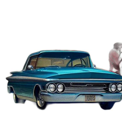 car, concept art, photorealistic, 3d render transparent PNG cut-out