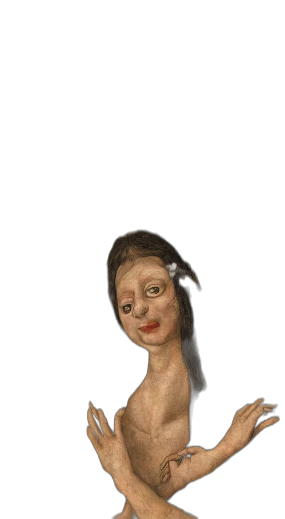face, mask, dress, creature transparent PNG cut-out