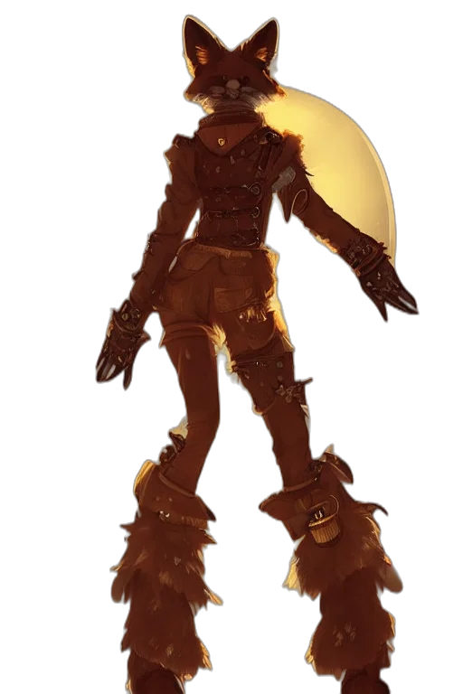 creature, staff, mask, robot, concept art, 3d render, fantasy art, earth tones transparent PNG cut-out