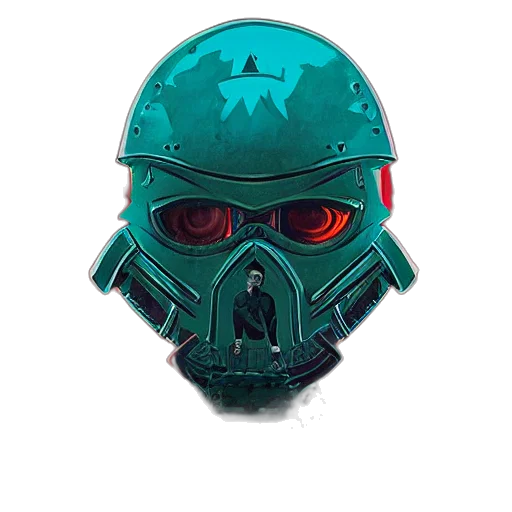 mask, robot, face, jacket transparent PNG cut-out