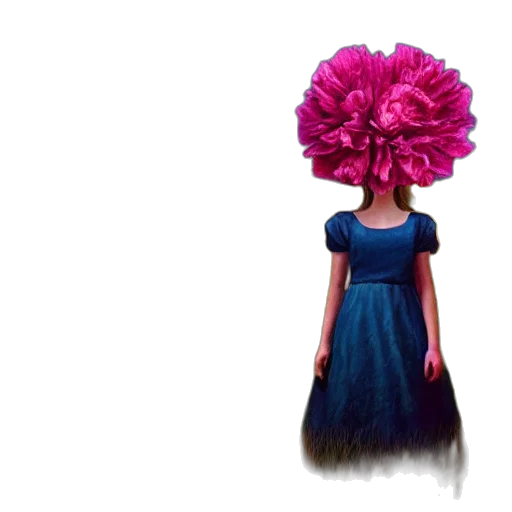 dress, flower, crown, hat transparent PNG cut-out