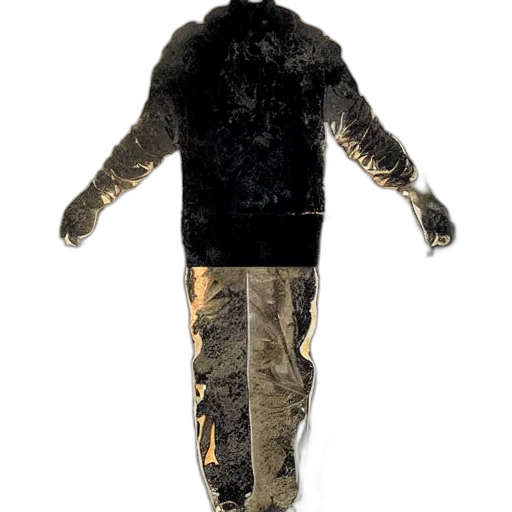 jacket, mask, dress, staff transparent PNG cut-out