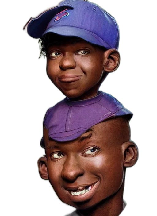 face, hat, mask, creature, concept art, 3d render, cartoon, photorealistic transparent PNG cut-out
