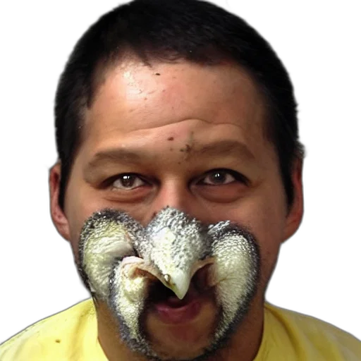 mask, face, creature, animal, prisoner, has, chicken, head transparent PNG cut-out