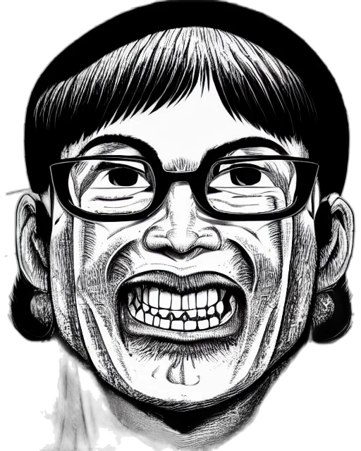 face, creature, mask, cartoon transparent PNG cut-out