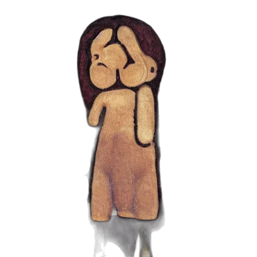 dress, jacket, hair, staff transparent PNG cut-out