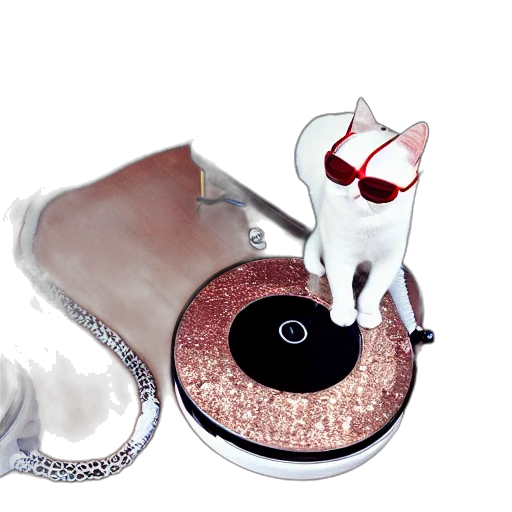 jewelry, 3d render, white, cat transparent PNG cut-out