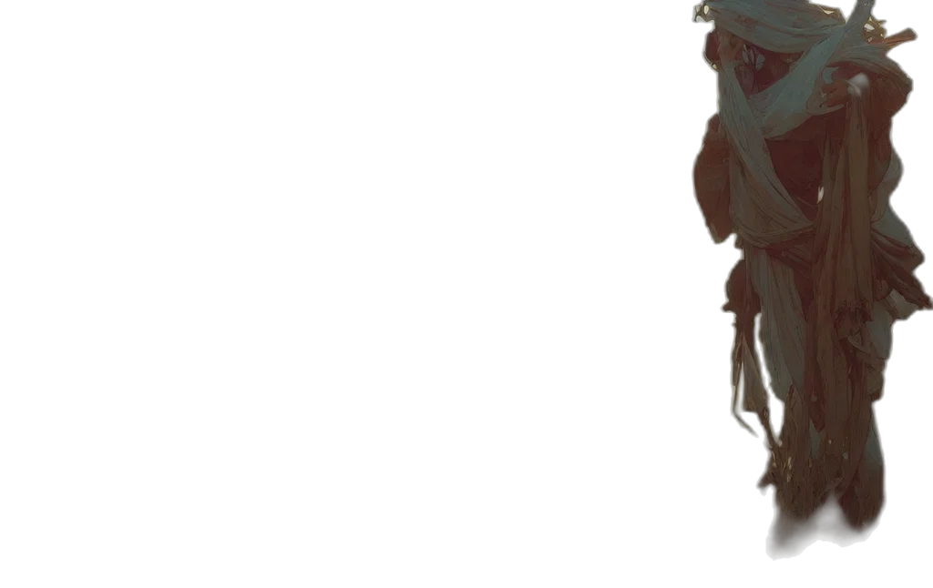 robot, mask, weapon, staff transparent PNG cut-out