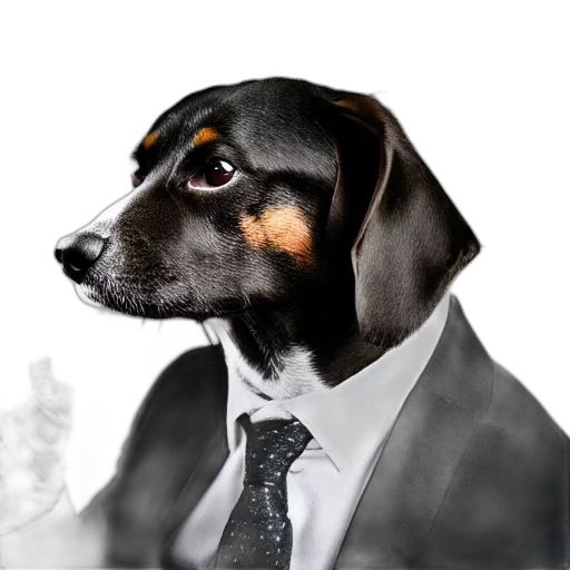 staff, animal, face, photorealistic transparent PNG cut-out