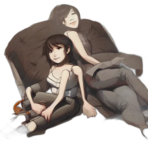 robot, furniture, concept art, pixel art transparent PNG cut-out