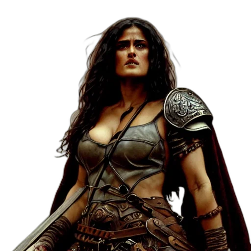 concept art, fantasy art, comic book art, portrait transparent PNG cut-out