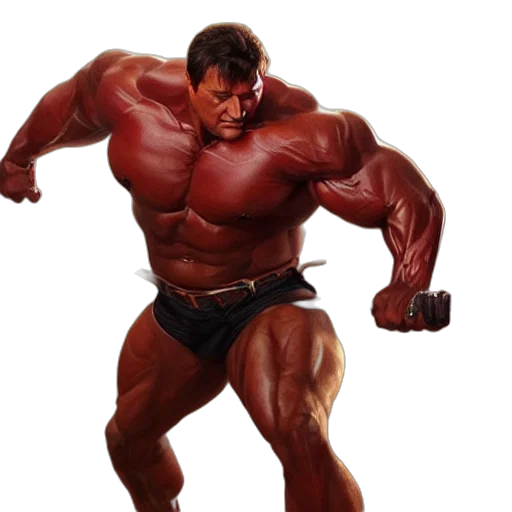 animal, weapon, photorealistic, 3d render, concept art, nathan, fillion, flexing transparent PNG cut-out