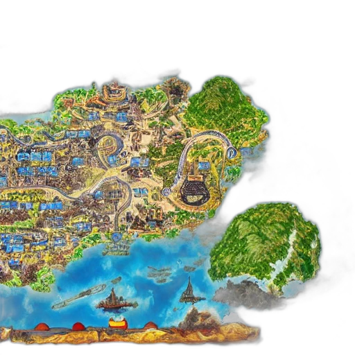 concept art, fantasy art, 3d render, pixel art transparent PNG cut-out