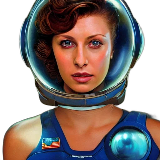 robot, face, comic book art, photorealistic transparent PNG cut-out