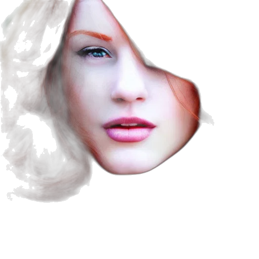 face, mask, hair, crown, photorealistic, 3d render, concept art, fantasy art transparent PNG cut-out