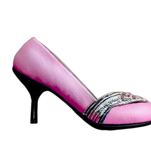 shoes, pink, leather, high, heel, platform, ankle, stripe transparent PNG cut-out