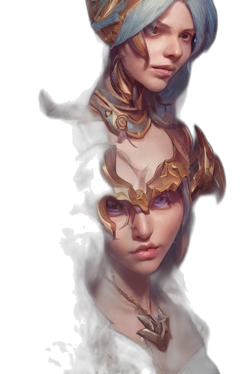 mask, face, dragon, crown, fantasy art, concept art, photorealistic, oil painting transparent PNG cut-out